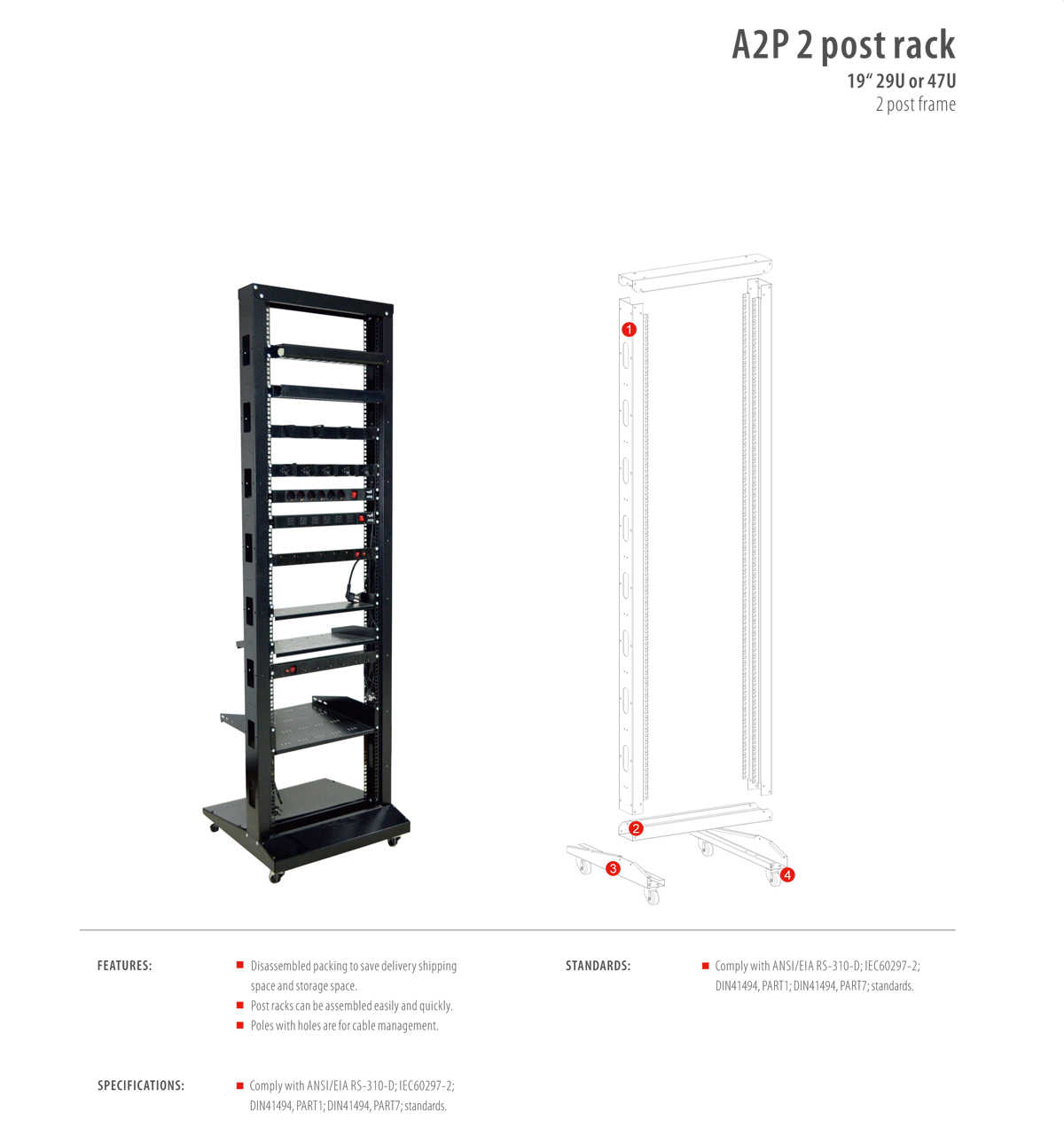 A2P 2 post rack-1
